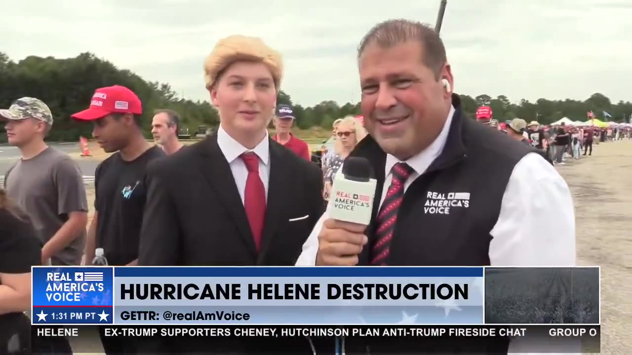 DAVE ZERE INTERVIEWS YOUNG TRUMP FAN!