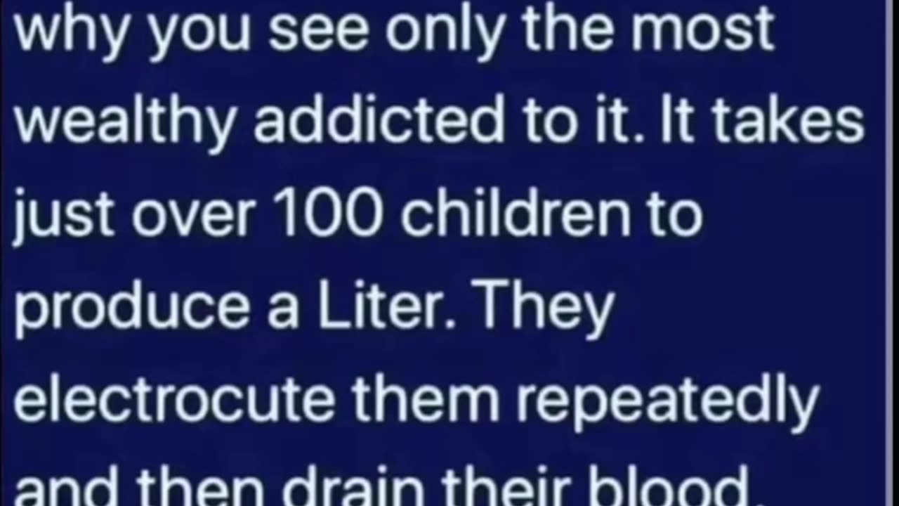 ADRENACHROME & THE SAD COST OF SACRIFICED CHILDREN!!! - Reloaded from Pain911
