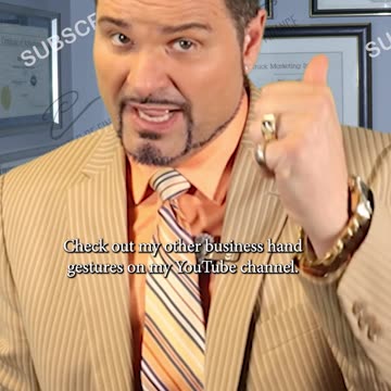 Business hand gestures! This one means "Everything"