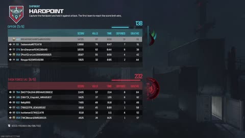 97 kills multiplayer match