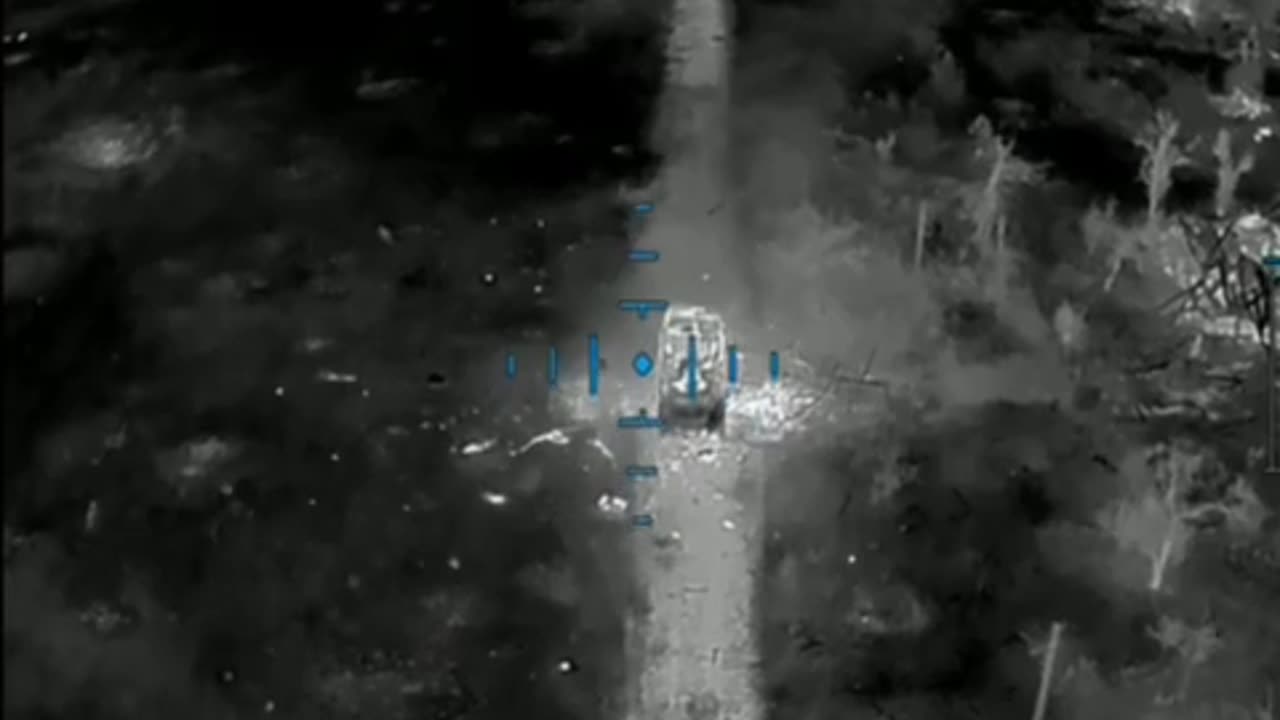 More Incredible Footage of Ukrainian Night Bomber Drones Demolishing APCs