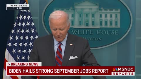 Allegedly Biden made a surprised press conference