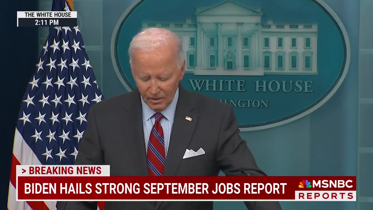 Allegedly Biden made a surprised press conference