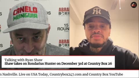 COUNTRY BOX 26: Ryan Shaw talks upcoming fight with Rondarius Hunter