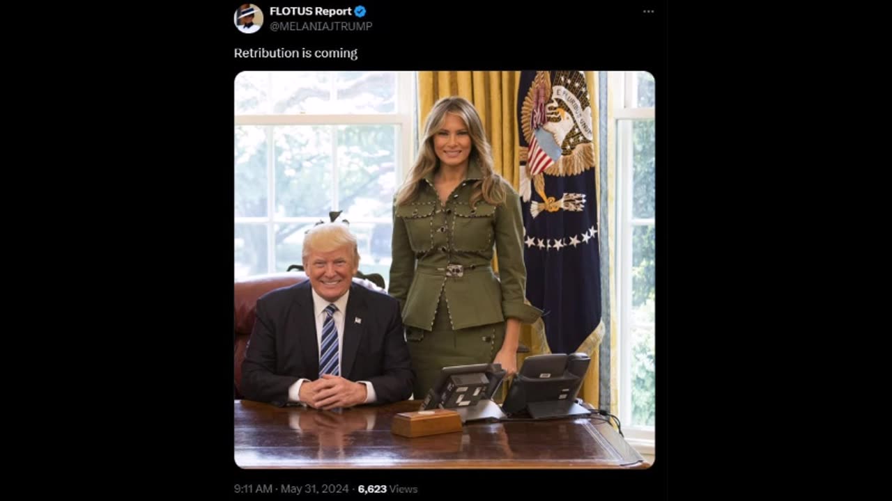 Melania Trump - Retribution is coming