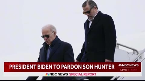 BREAKING⛔️ NEWS President Biden decides to issue a pardon of his son Hunter Biden