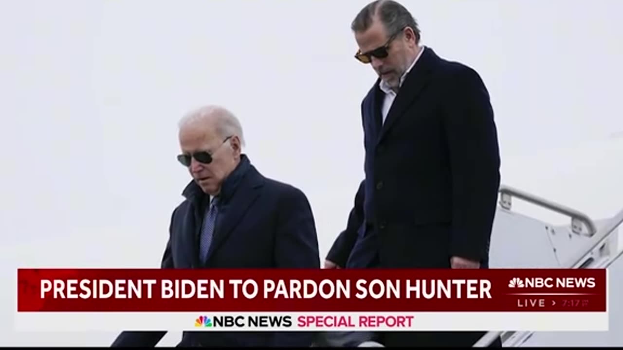 BREAKING⛔️ NEWS President Biden decides to issue a pardon of his son Hunter Biden
