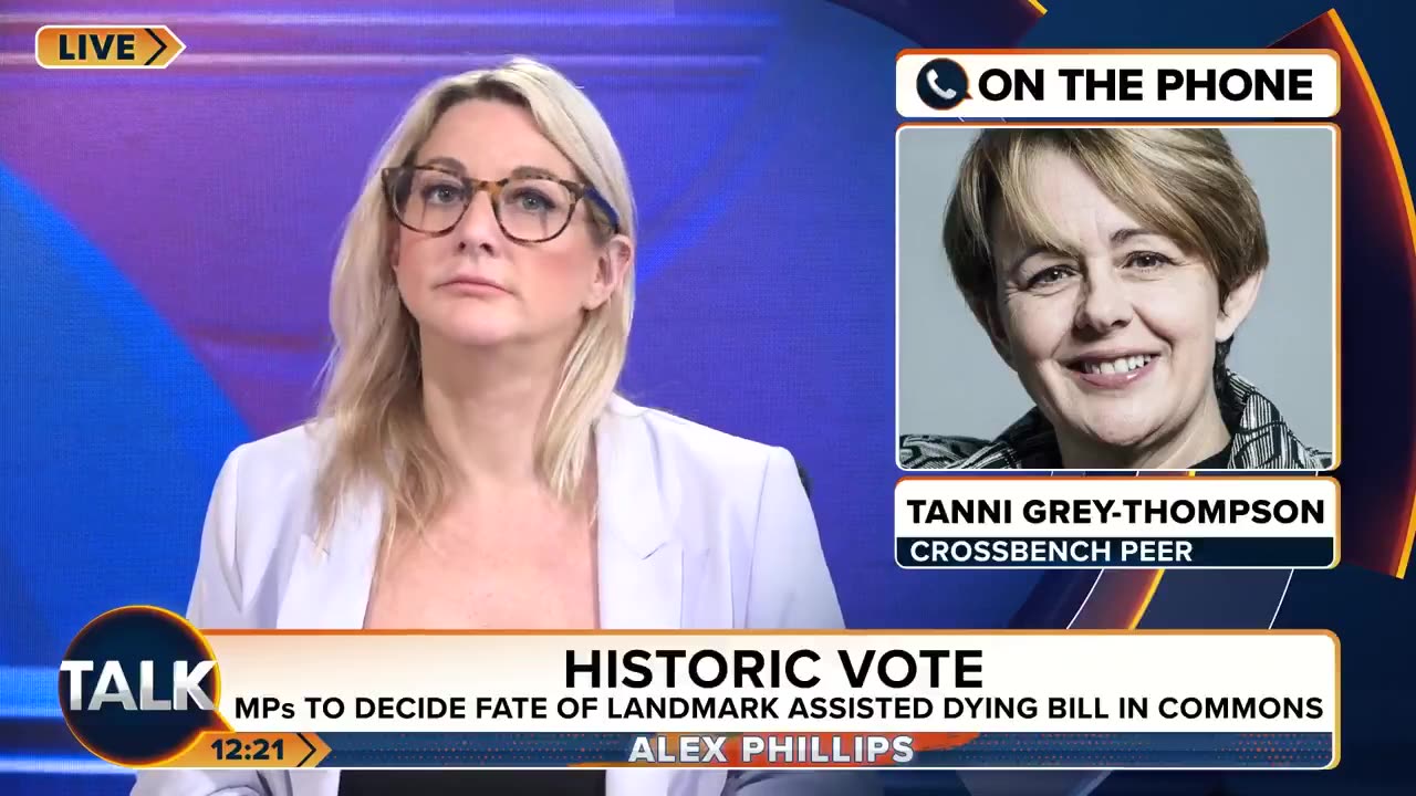 ASSISTED DYING: Tanni Grey-Thompson points out the method is not always humane