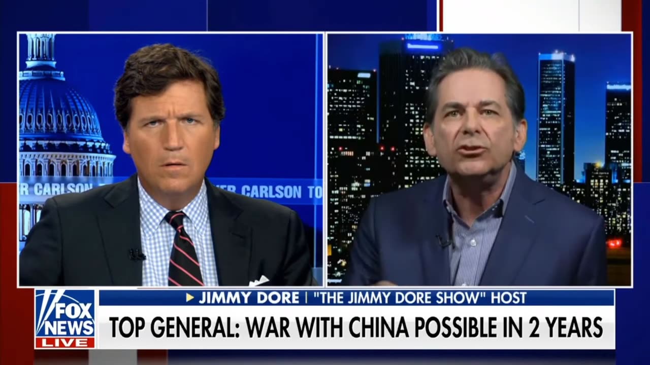 Jimmy Dore goes nuclear on the Military-Industrial Complex: The Look On Tucker Carlson's Face 🤣 - There Will Be No More Funding For Fox After This One!