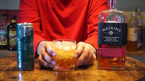 Watkins Cinnamon Apple Whiskey & Fig Apple Red Bull