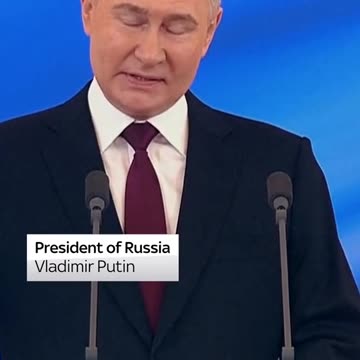 VladimirPutin began his fifth term