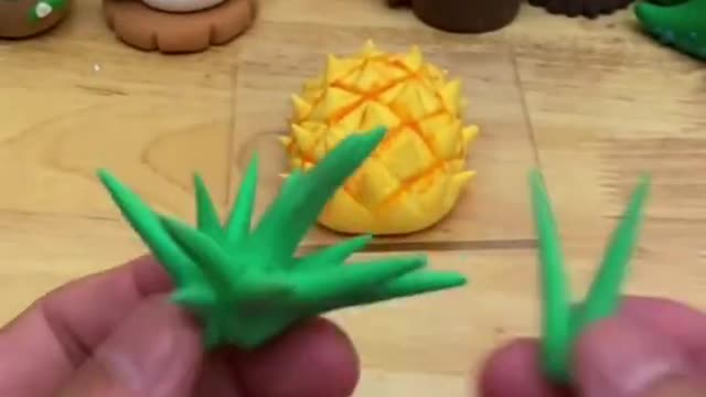 The Clay Craft Ideas #221 The Pineapple Little Crafty