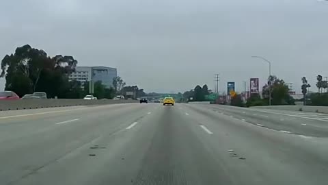Speeding Camaro Gets Served by Karma Cop