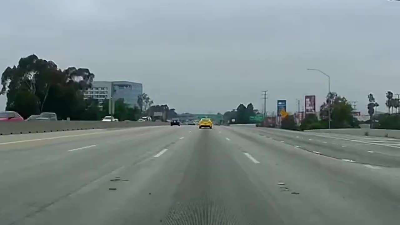 Speeding Camaro Gets Served by Karma Cop
