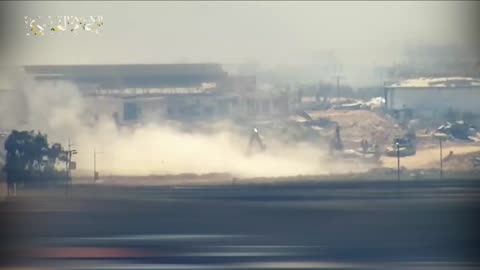 The enemy forces positioned in the “Netzarim” axis, south of Gaza City