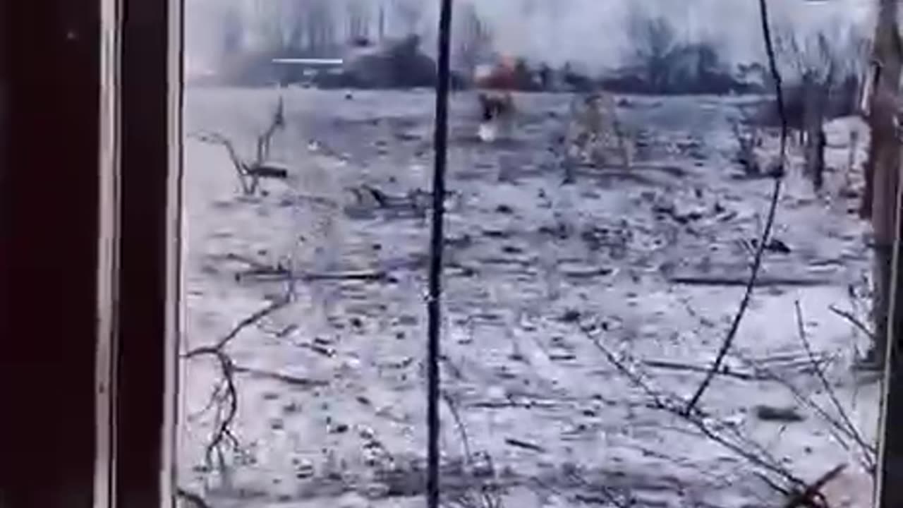 Ukrainian military hold positions inside civilian houses in Bahkmut.