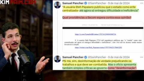 A esquerda fala para a direita, eu posso fazer feke News, já você não pode dizer a verdade, vai prejudicar o governo.