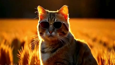 cat ai short video