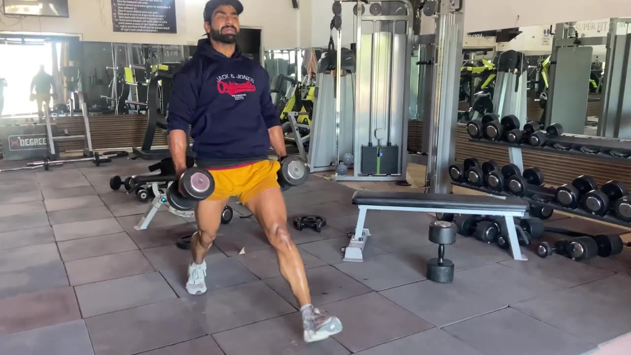 Full Leg Workout With Two Dumbbells Only __ Leg Workout At Home