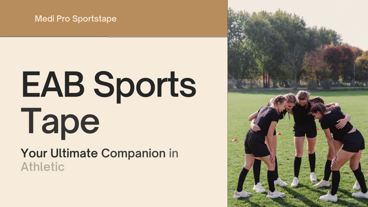 Stay Ahead of the Game: Why EAB Sports Tape Is Your Ultimate Companion.