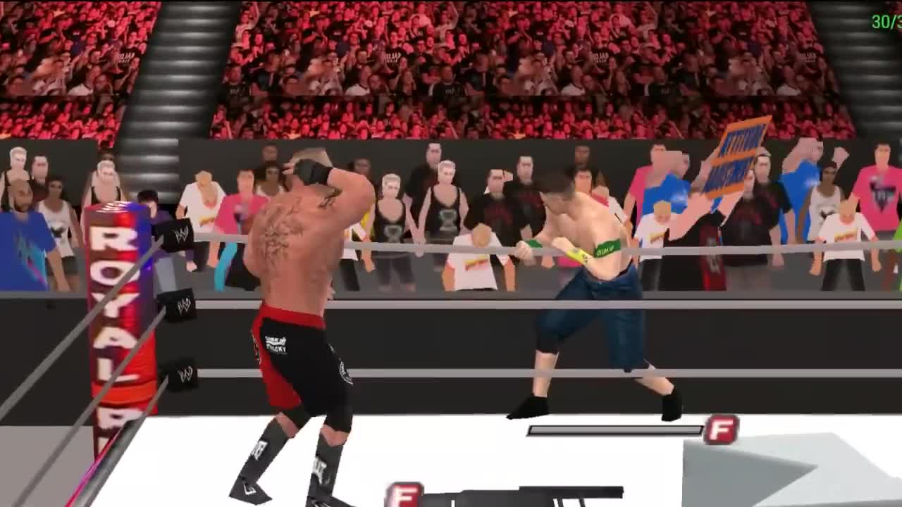 WWE 2K22 PSP John Cena Vs Brock Lesnar 2012 Gameplay