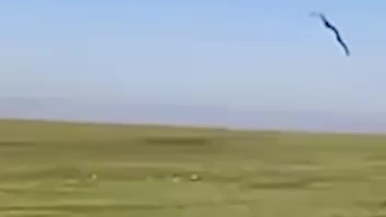 Shooting Down Russian Drone with MANPADs