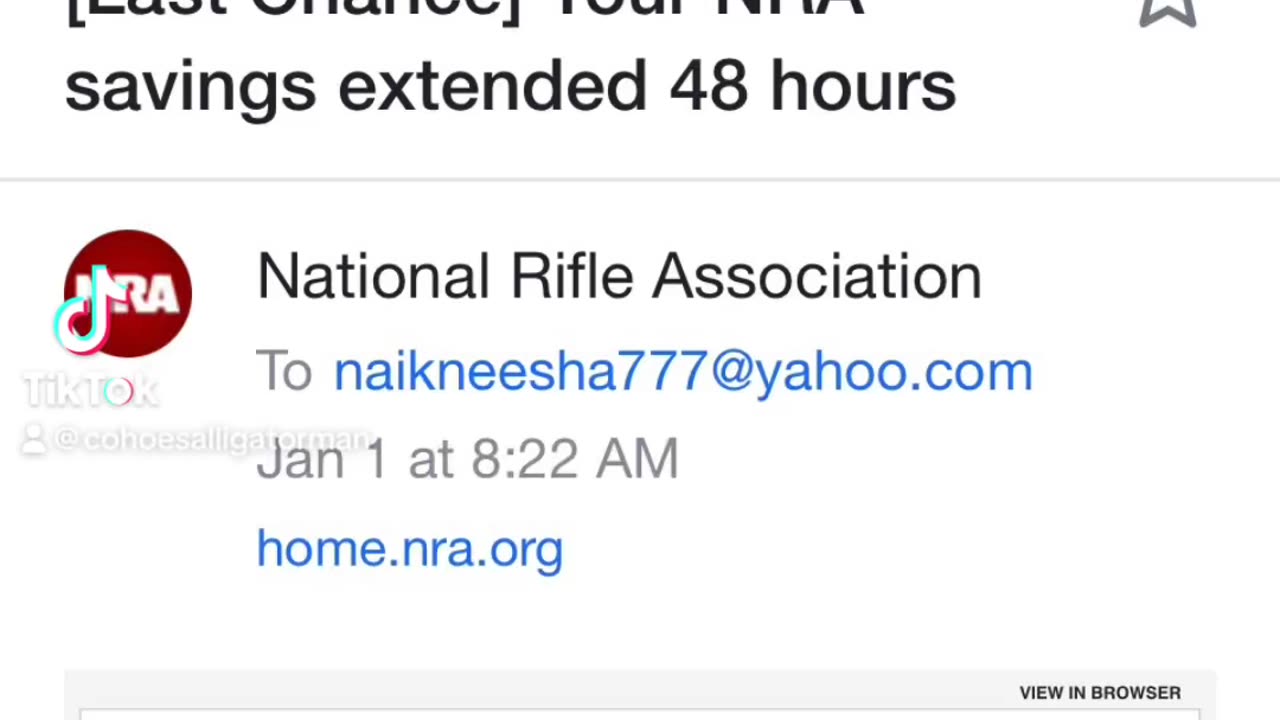 ‘ National Rifle Association ‘ member now thanks National Rifle Association