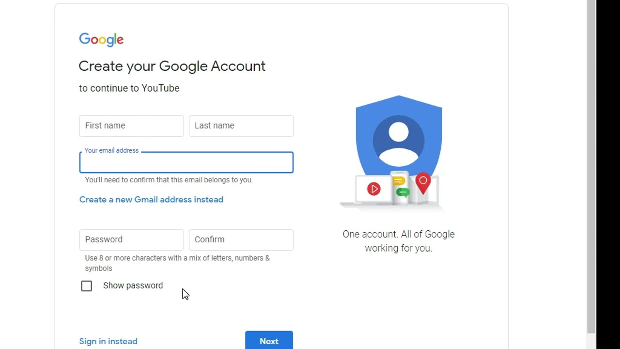 How To Create Gmail Free