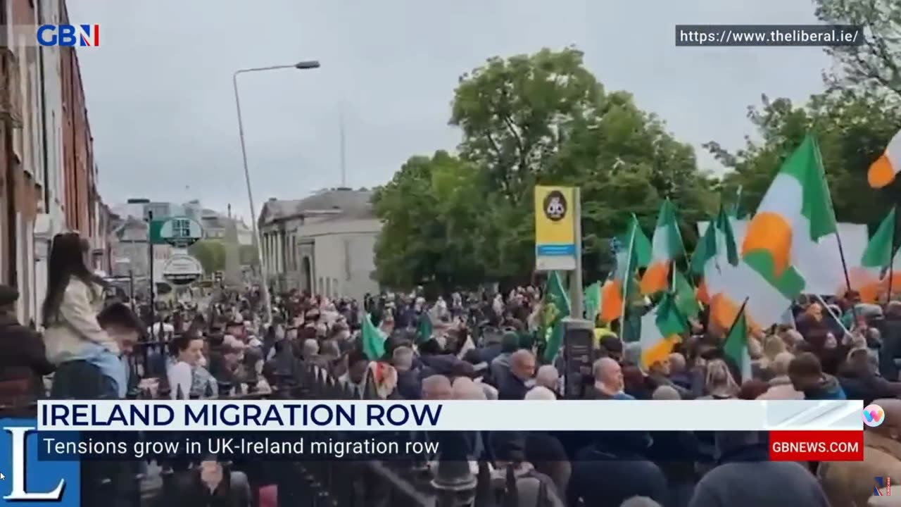 Dublin revolts against migrants-we are full!! They are erasing our culture.(GB News) 6-05-24
