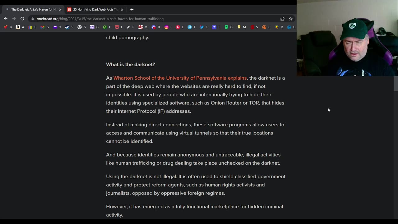 Dark & Deep web of Human Trafficking