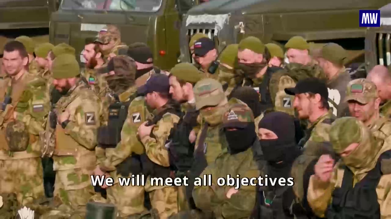 Chechens Soldiers In Ukraine Fighting For The Civilians - Kill Nazi Fascist Scums