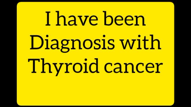 My thyroid cancer journey