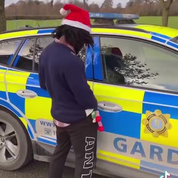 While the gardai beat and pepper spray the native Irish, they're doing skits with