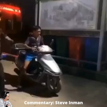 At least he kept that cigarette in his mouth.