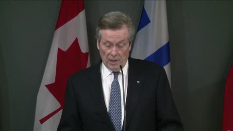 Toronto Mayor John Tory resigns