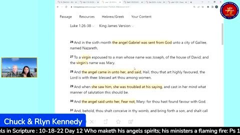 God is Real: 10-18-22 The Appearances of Angels Day12 - Pastor Chuck Kennedy