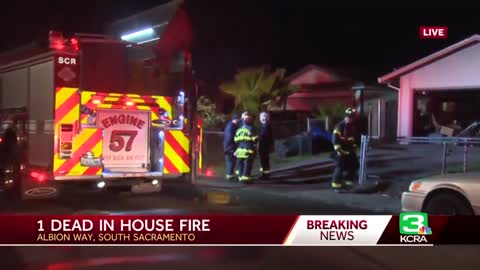 1 killed, 2 hurt in south Sacramento house fire, officials say