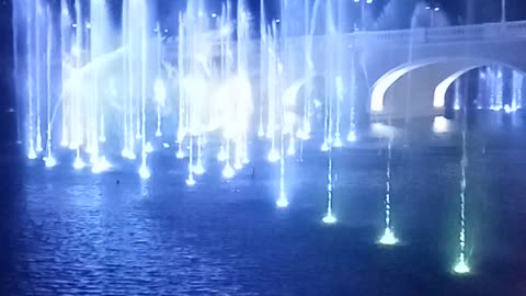 Nightly Light Show at the Hyatt Baha Mar Resort Bahamas