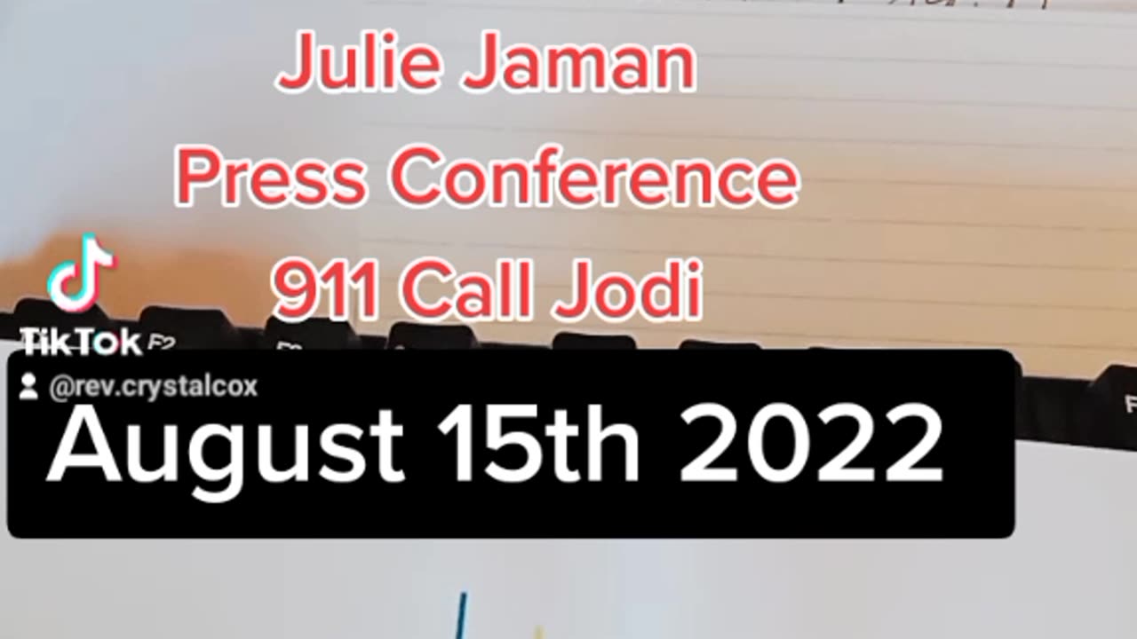 Julie Jaman Press Conference Assault in Progress 911 Call. What Am I Supposed to Do says Dispatch