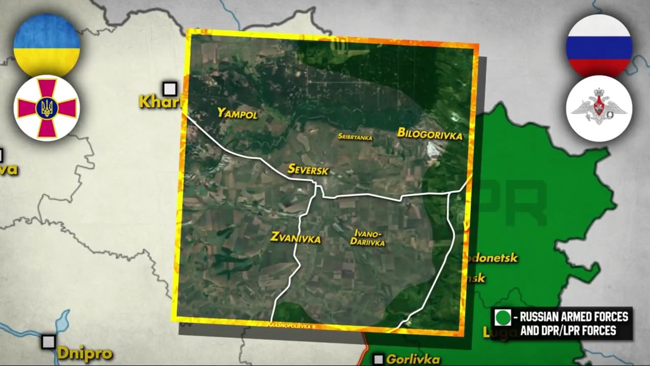 NORTHERN DONBASS FRONT LINES MOVING