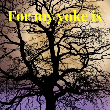 For my yoke is easy, and my burden is light