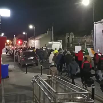 Irish anti-immigration protests breaking out everywhere.
