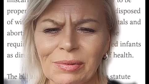 So if it's a botched abortion with the baby's outside the body it's considered a baby