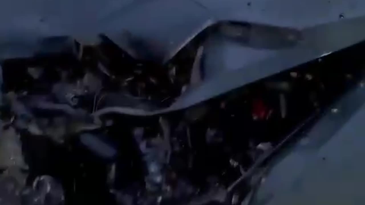 Ukrainian APC Hits Mine