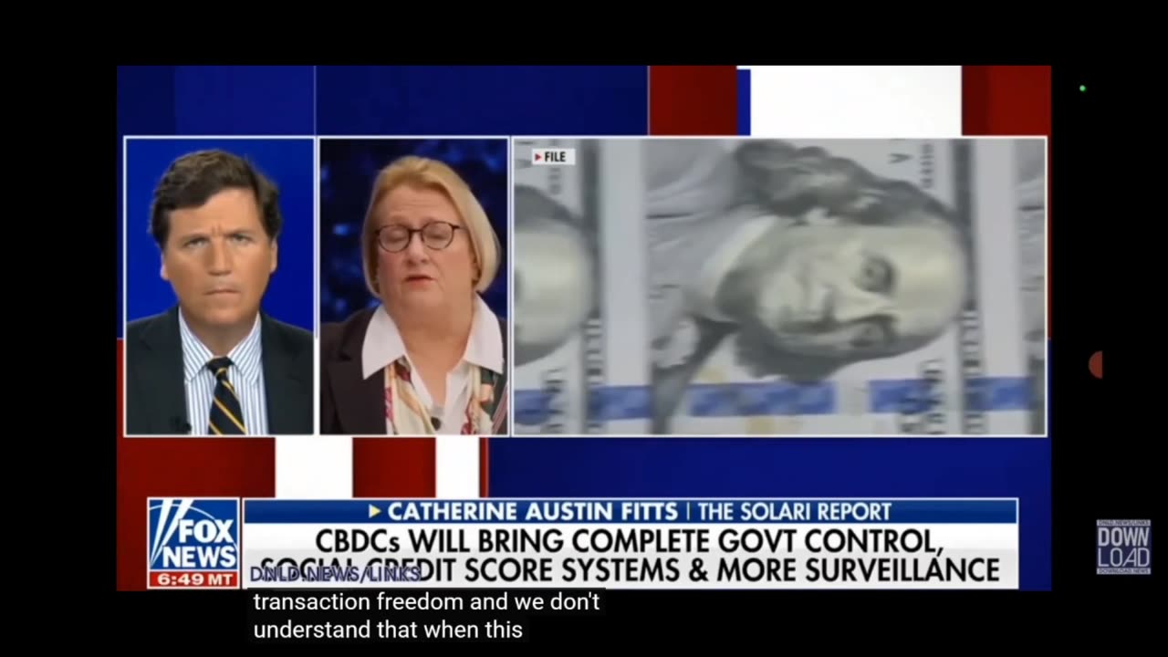 FOX news's Tucker Carlson speaks on CBDC (Charagma χάραγμα)