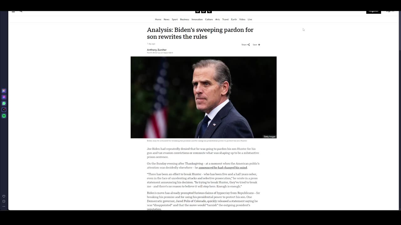 UNPRECEDENTED Hunter Biden pardon makes waves, Trump promises to restore due process!