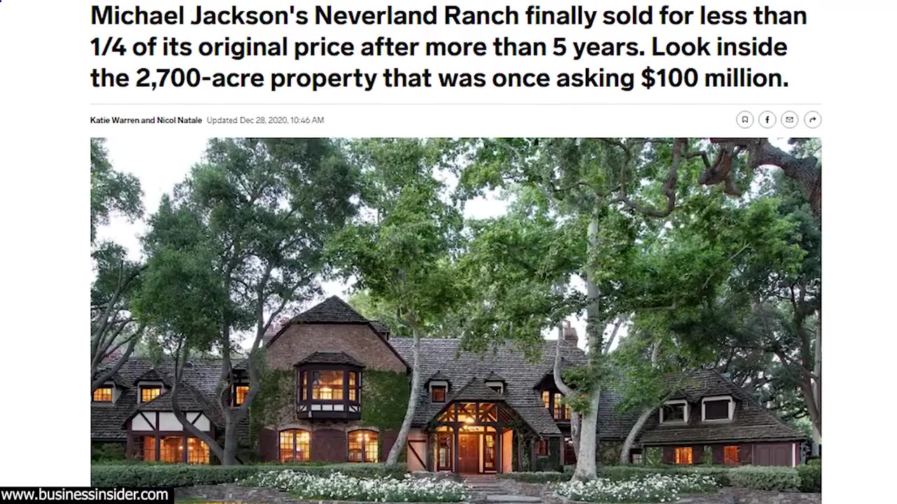 Michael Jackson's Neverland What happened to Michael's Neverland