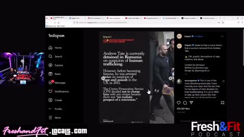 Fresh And Fit Reacts To Andrew Tate ‘Leaked’ voice audios