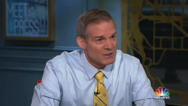 Chairman Jim Jordan Joins Meet the Press with Chuck Todd