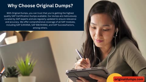 Unlock Your Potential: Why Original Dumps is the Best Website for SAP Certification Dumps